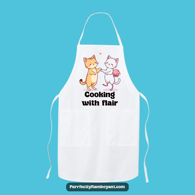 Funny Kawaii Duo Dance Apron, Cook with Fun & Perfect Funny Gift for Chefs