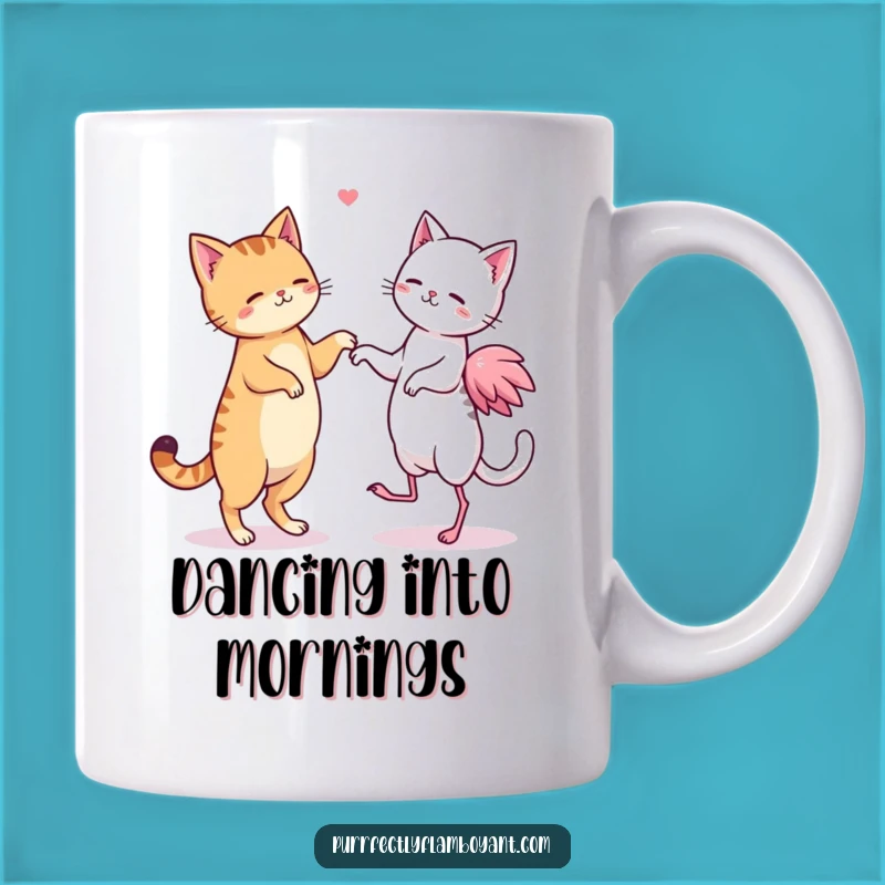 Funny Kawaii Duo Dance Mug, Silly Sync & Perfect Funny Gift for Friends